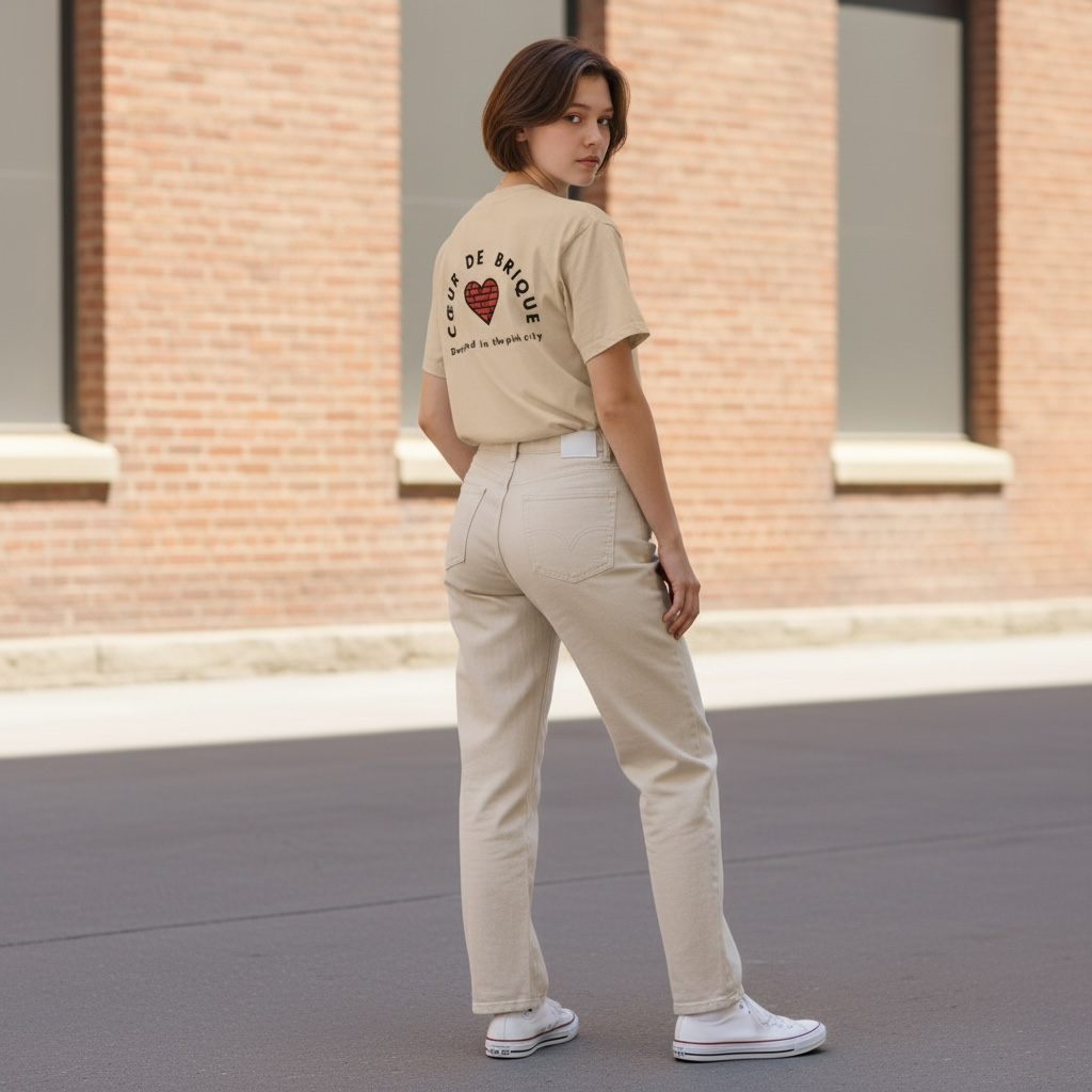 T-shirt manches courtes BEIGE - CDB