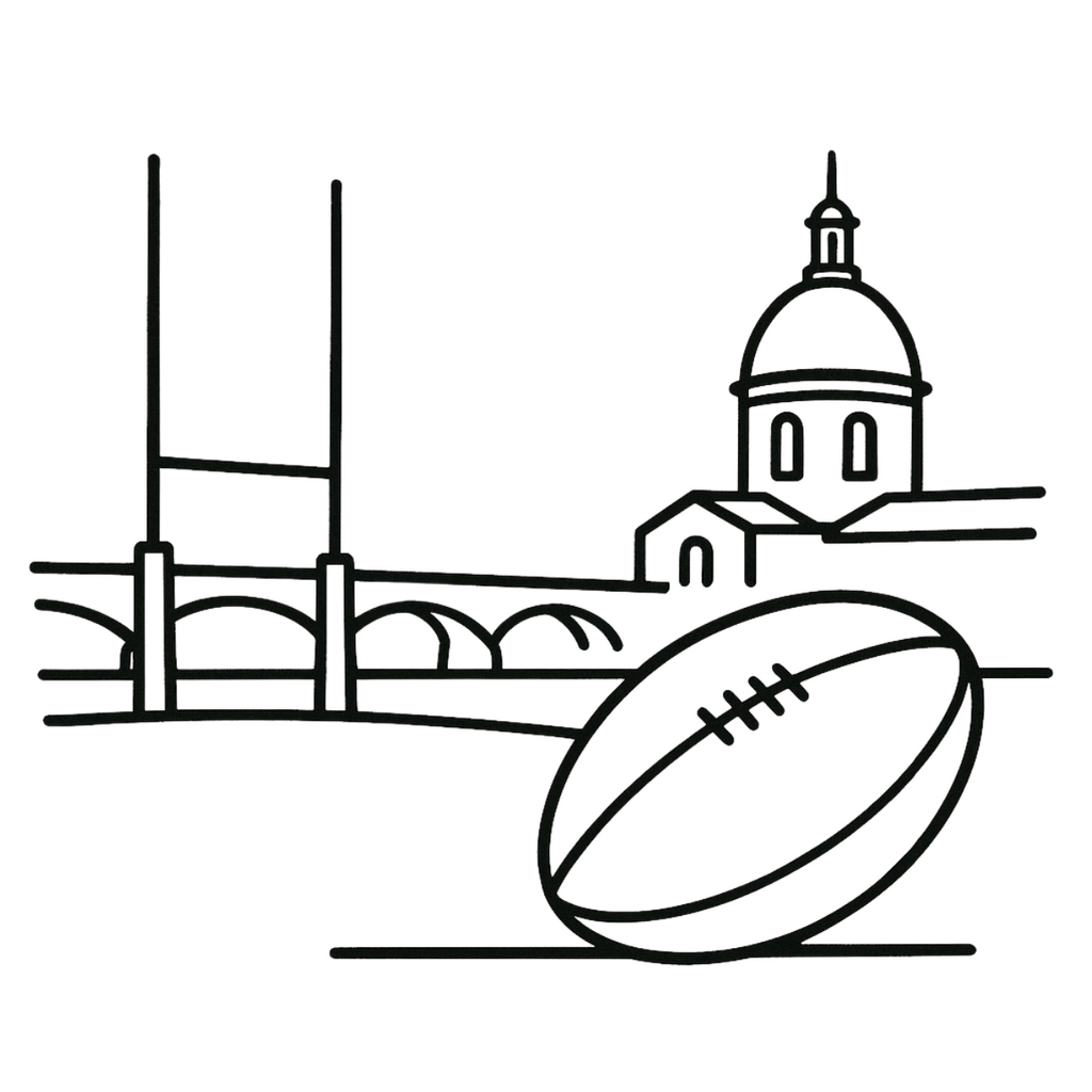 Affiche Rugby 30x40cm - CDB